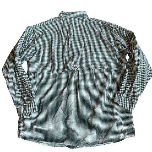 Men’s Columbia PFG Bonehead Green CSU Colorado State Long Sleeve Shirt Large - Picture 2 of 5